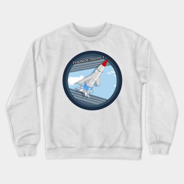 Thunder bird 1 Crewneck Sweatshirt by corzamoon